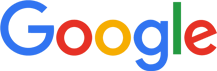 a colorful circle logo on a black background